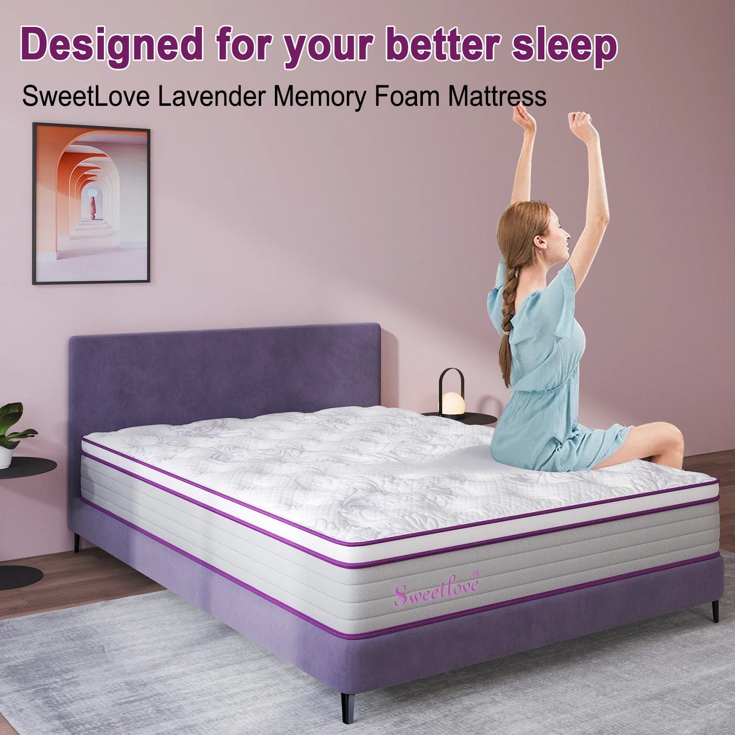 Memory Foam Mattress King - No Spring Medium Firm 16-20cm - Deal Done