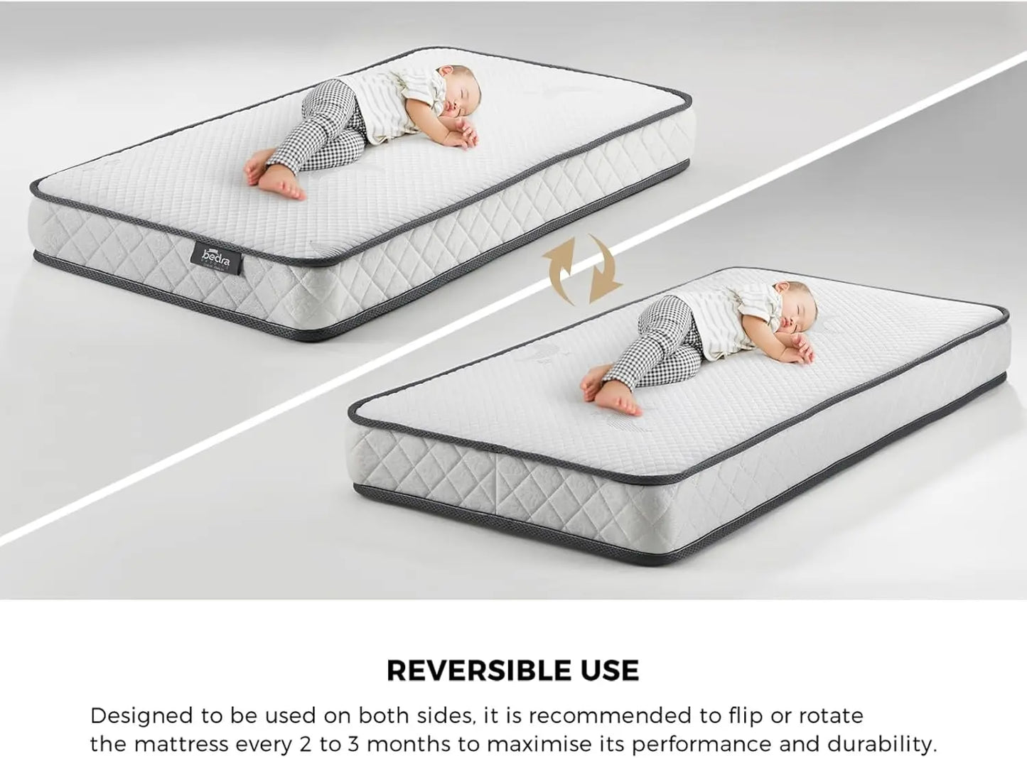 XMSJ Baby Mattress 13cm Bonnell Spring - Oeko-TEX Medium Firm 10 Inch - Deal Done