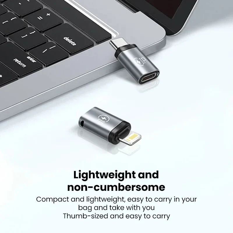 Lightning to USB-C Adapter – iPhone & Android