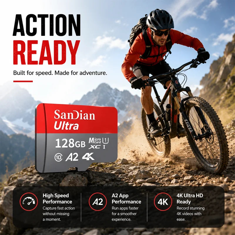 SD Card Portable Memory Card – 128GB to 2TB