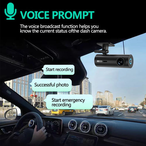 4K/2K WiFi Dash Cam – 24H Parking Monitor