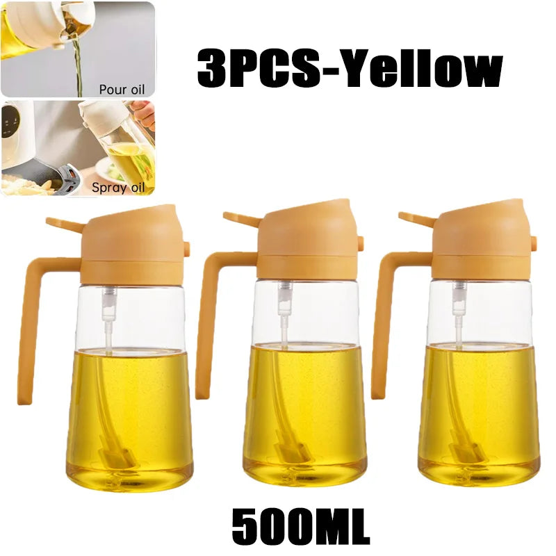 Woobrice Oil Spray Bottle 200/300/500ml - Eco-Friendly Cooking Sprayer for BBQ Baking Kitchen - Deal Done