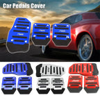 Universal Aluminium Car Pedal Cover Set – Non-Slip