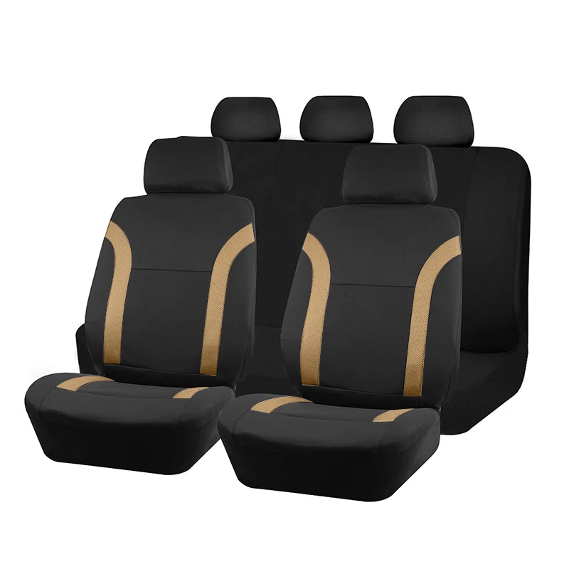 Universal Car Seat Covers – Bicolor Polyester 2 & 5 Seat