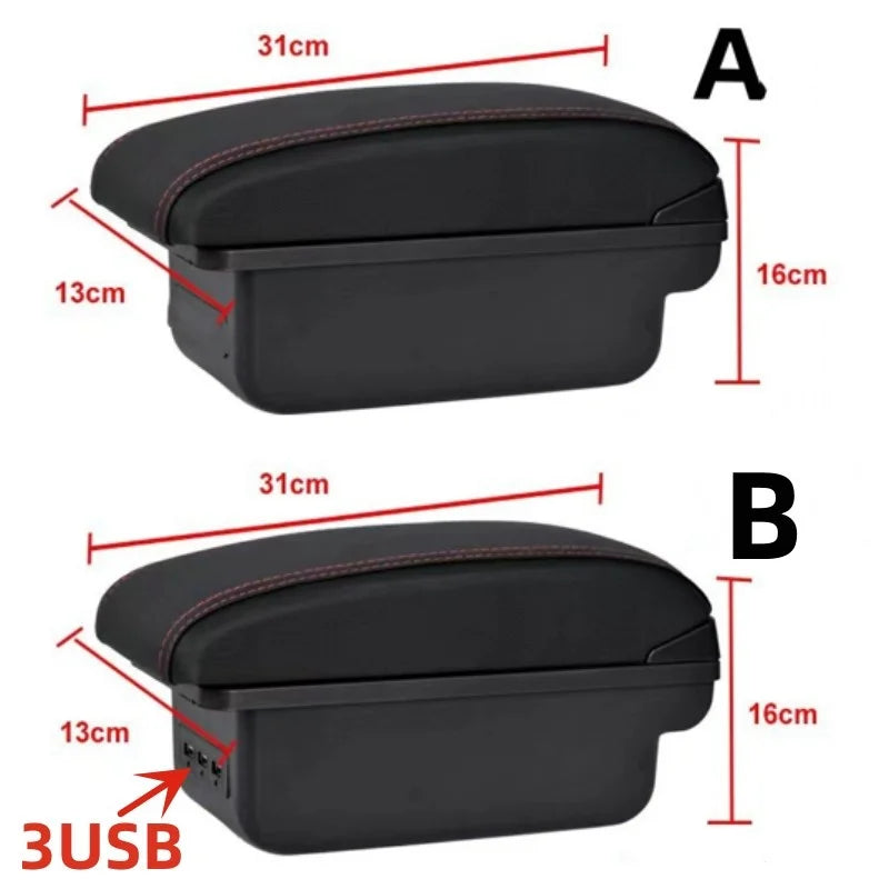 Armrest Box for Renault Clio 3/4 & Captur – USB