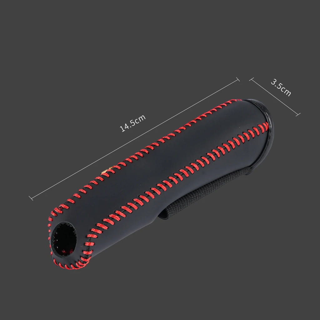 Car Leather Handbrake Cover Protective Sleeve – 4 Colors