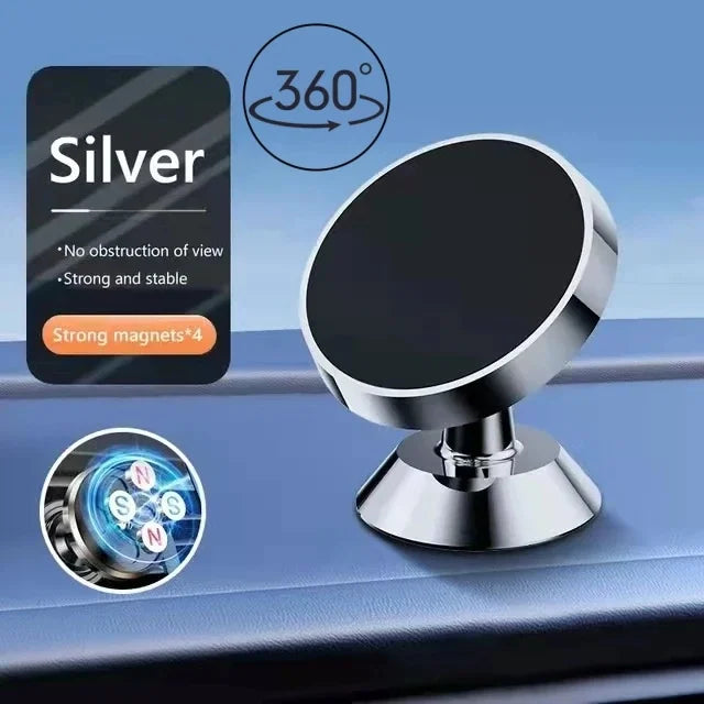 Magnetic Car Phone Holder – Universal Dashboard