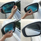 Anti-Fog Rainproof Rearview Mirror Film Cover 2pcs