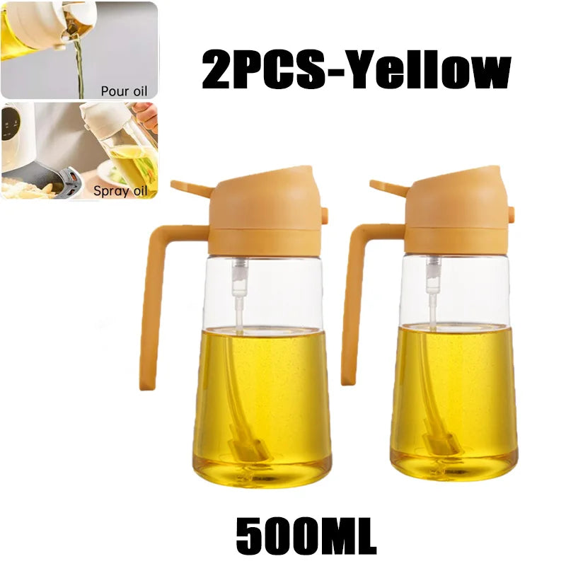 Woobrice Oil Spray Bottle 200/300/500ml - Eco-Friendly Cooking Sprayer for BBQ Baking Kitchen - Deal Done