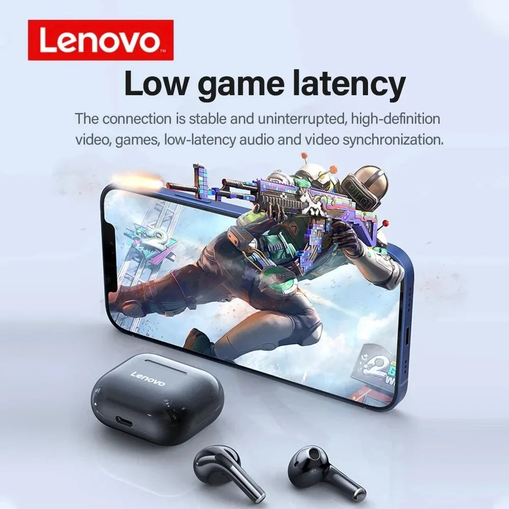 Lenovo LP40 TWS Bluetooth 5.3 Earbuds – Waterproof