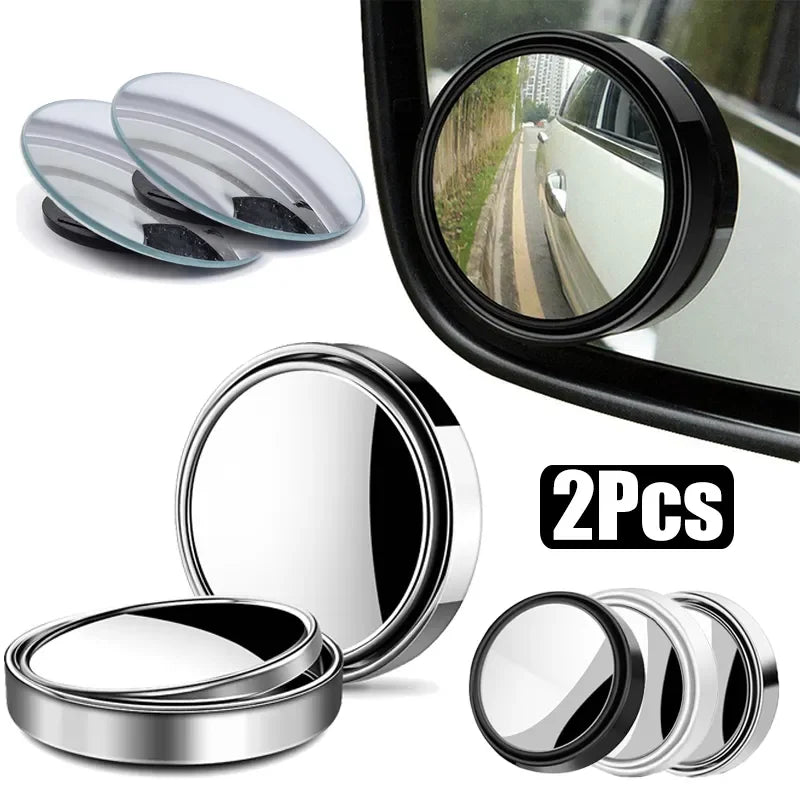 Blind Spot Mirrors – 360° Adjustable 2Pcs