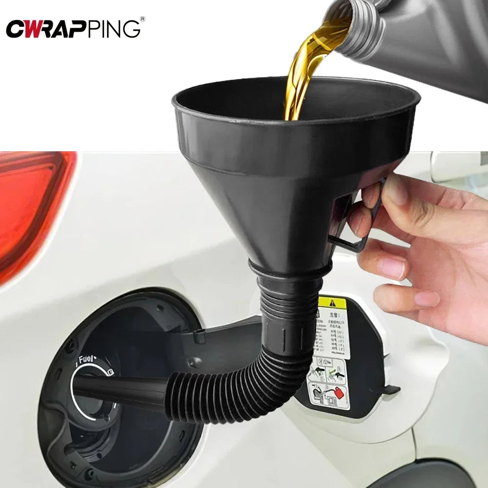 Engine Refueling Funnel with Filter & Extension Hose