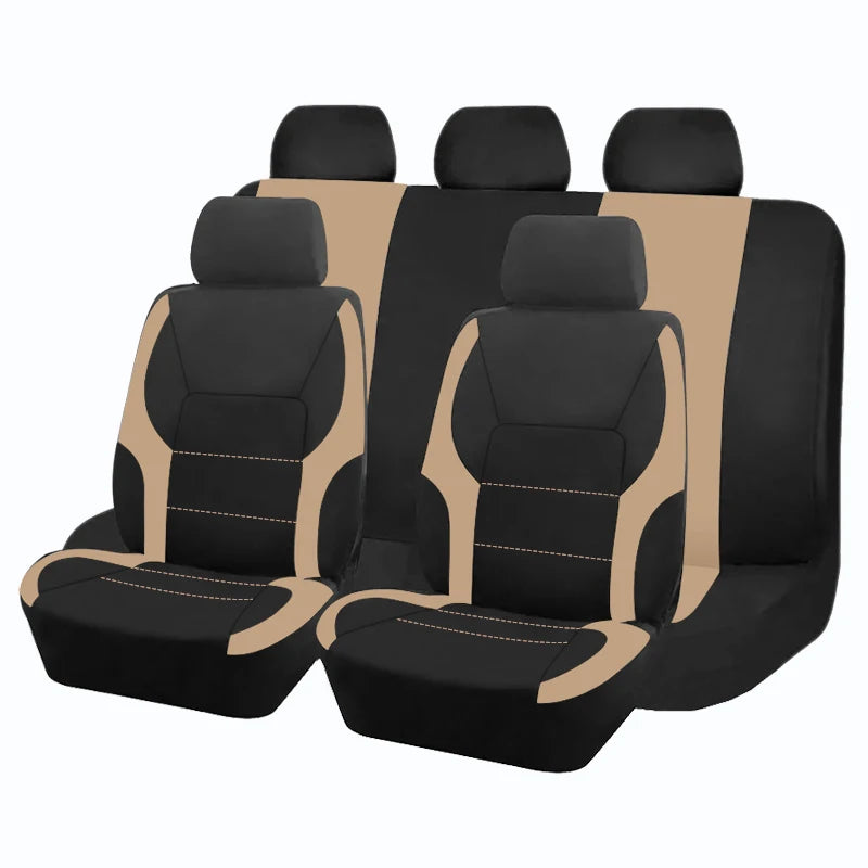 Universal Car Seat Covers – Bicolor Polyester 2 & 5 Seat