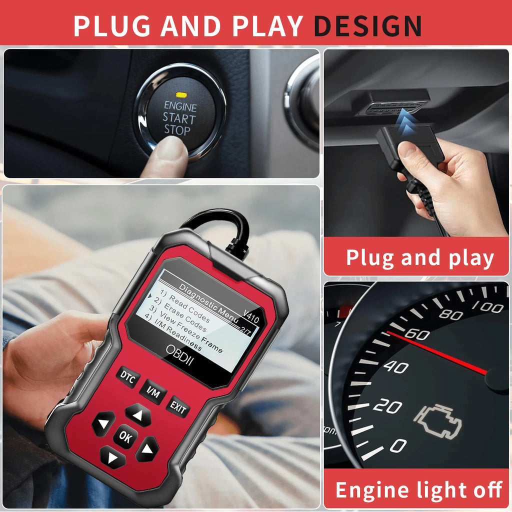 Jexiwe OBD2 Scanner – Car Diagnostic Fault Code Reader