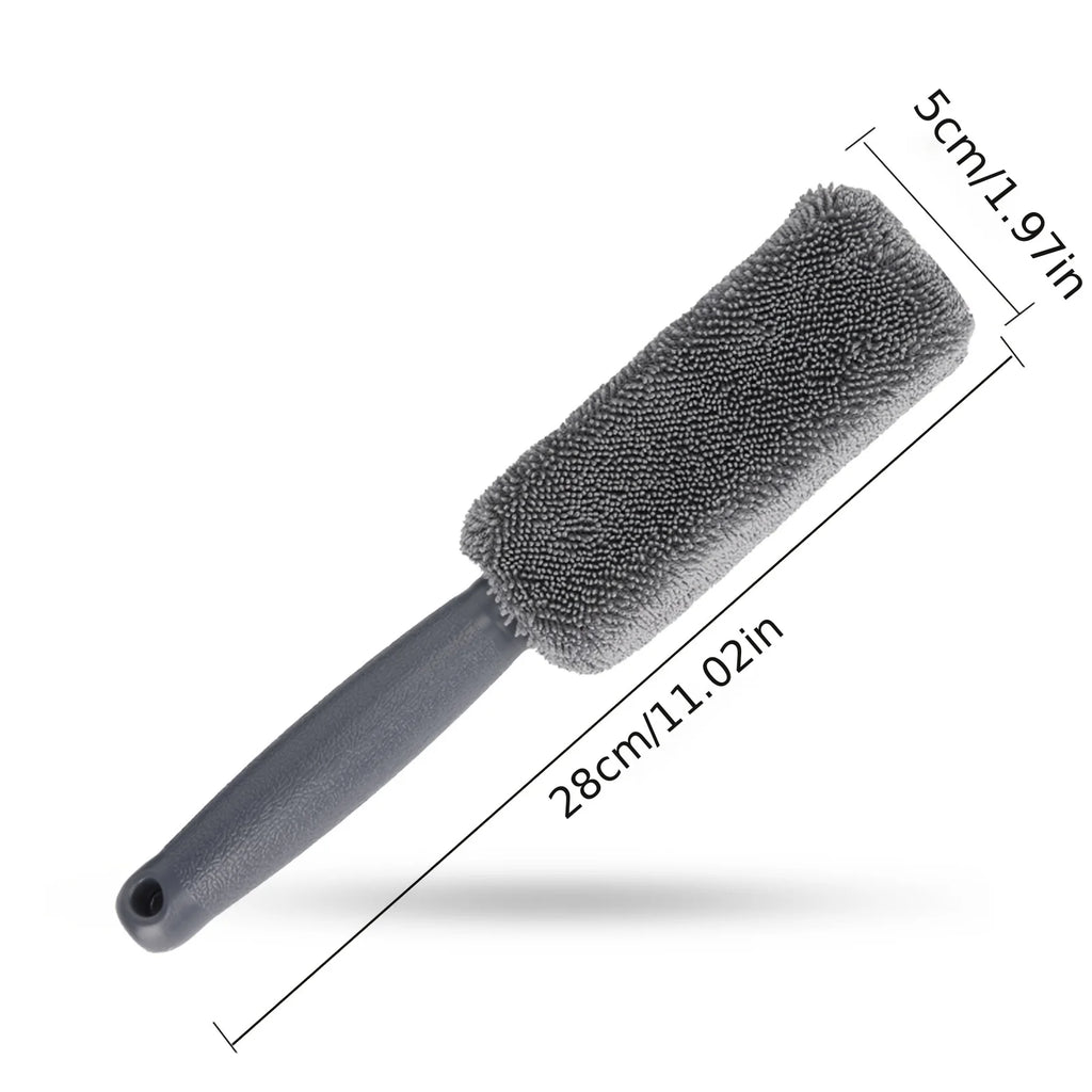Microfiber Car Tyre & Wheel Rim Cleaning Brush