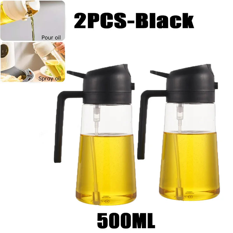 Woobrice Oil Spray Bottle 200/300/500ml - Eco-Friendly Cooking Sprayer for BBQ Baking Kitchen - Deal Done
