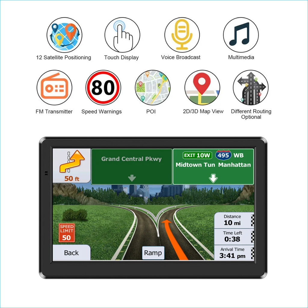 Truck and Car GPS Navigation 5" & 7" Touch Screen