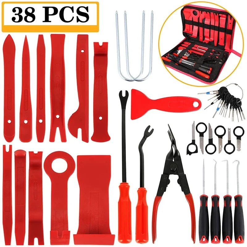 Car Trim Removal Tool Kit – Plastic Panel Clip Puller