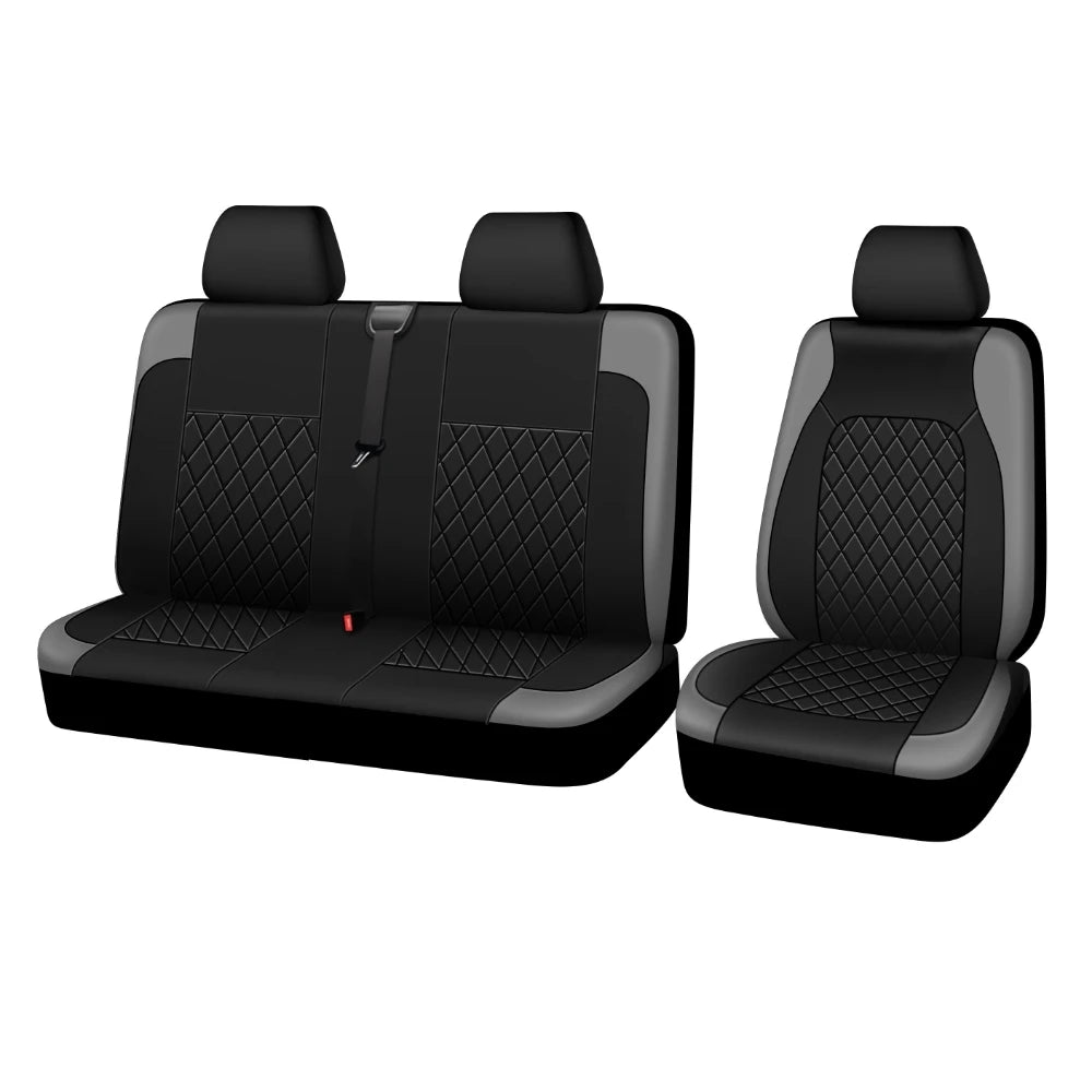 2+1 PU Leather Car Seat Covers – 4 Seasons