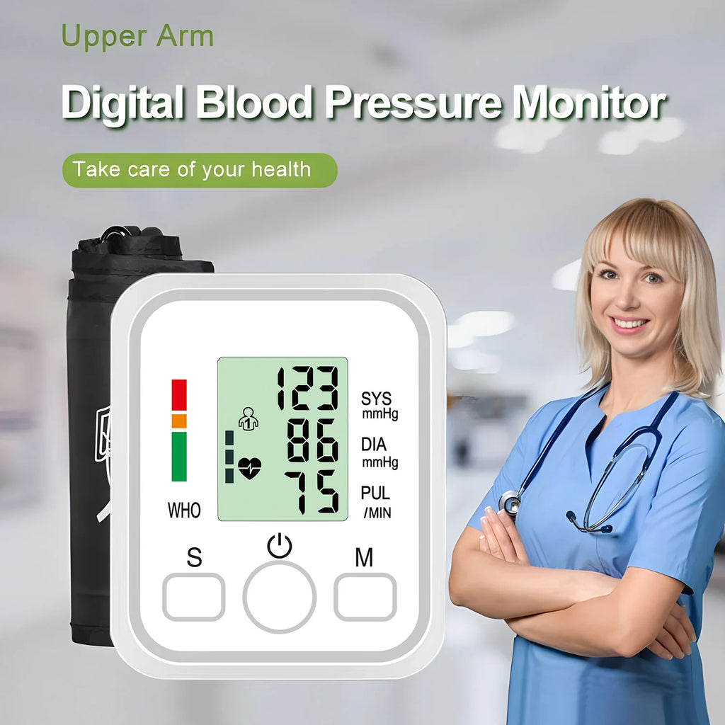Upper Arm Blood Pressure Monitor – Digital BP