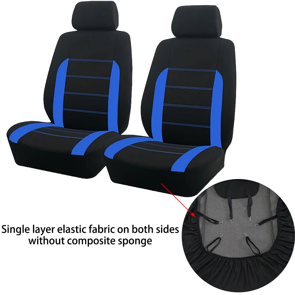 Universal Car Seat Covers – Bicolor Polyester 2 & 5 Seat