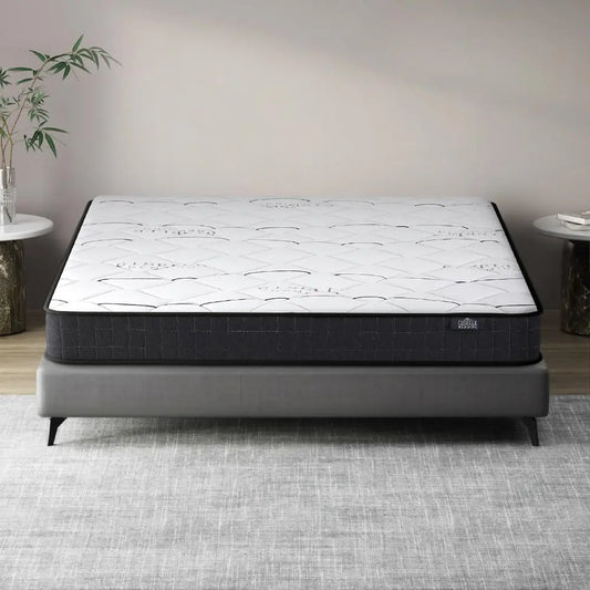 XMSJ Double Mattress 16cm Bonnell Foam - 6-Coil Spring System Euro Top 5Yrs Warranty - Deal Done