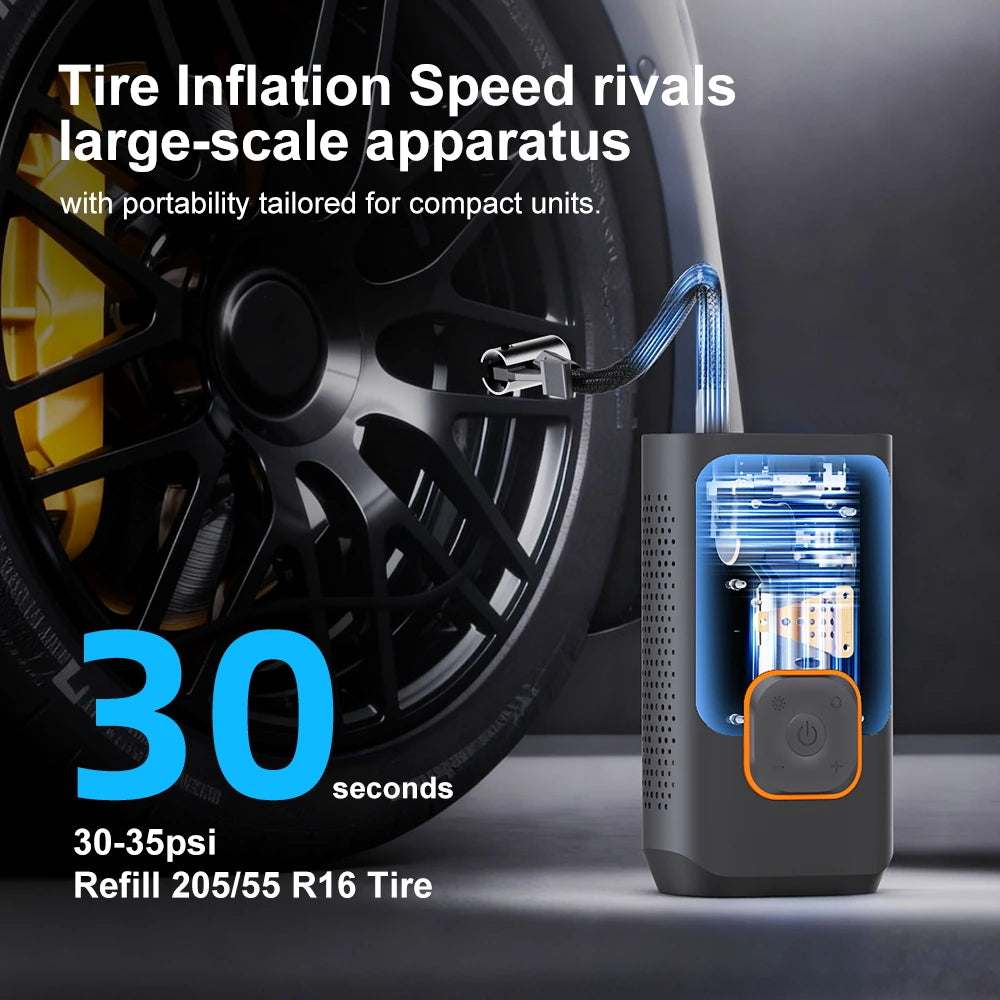 Portable Wireless Tyre Inflator – Car, Bike & Ball