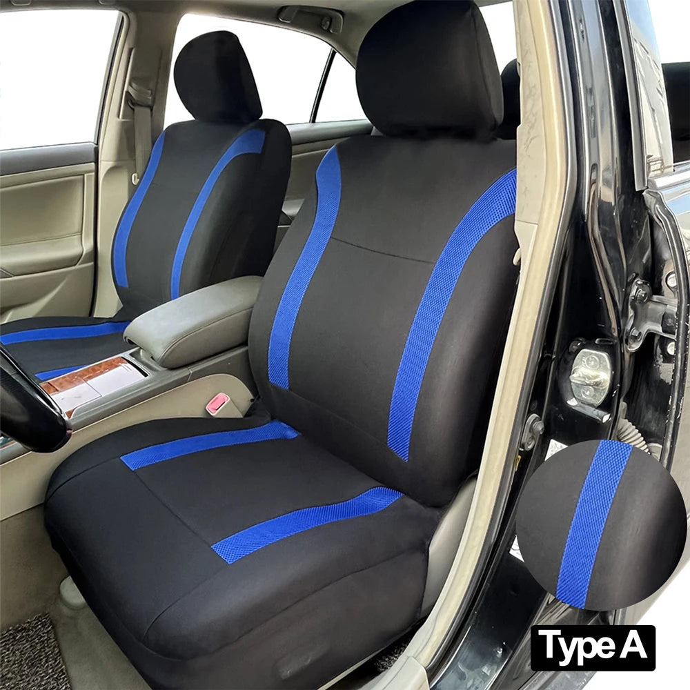 Universal Car Seat Covers – Bicolor Polyester 2 & 5 Seat