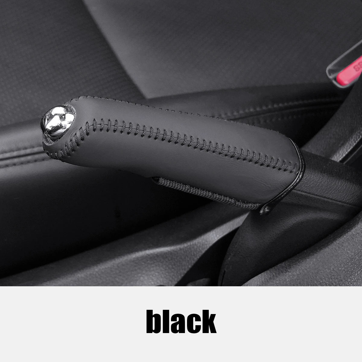 Car Leather Handbrake Cover Protective Sleeve – 4 Colors