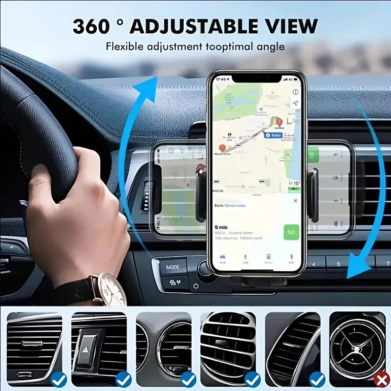 Car Air Vent Phone Holder – Universal 4.7–6.7" Mount