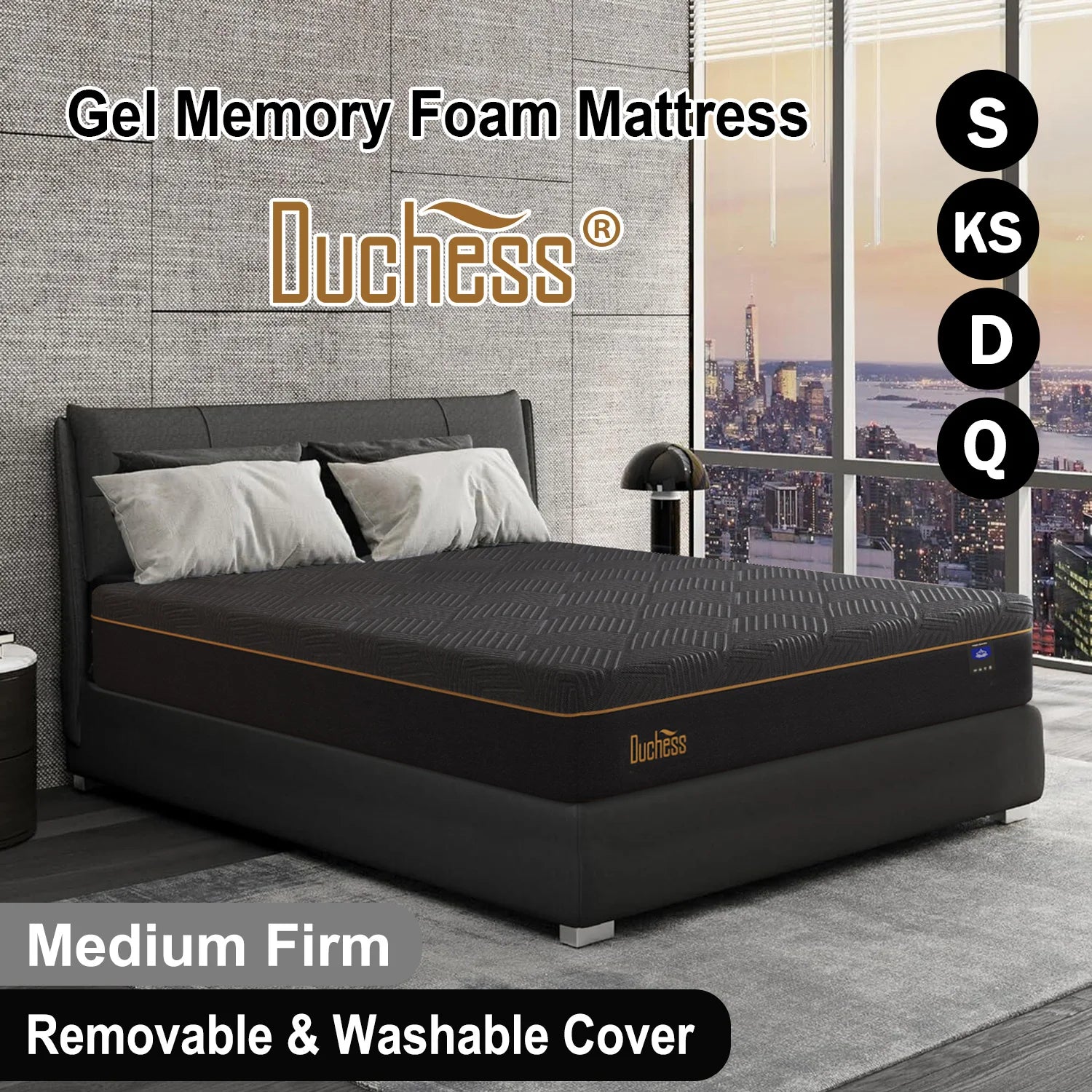 Duchess Memory Foam Mattress Cool Gel - No Spring 16-20cm - Deal Done