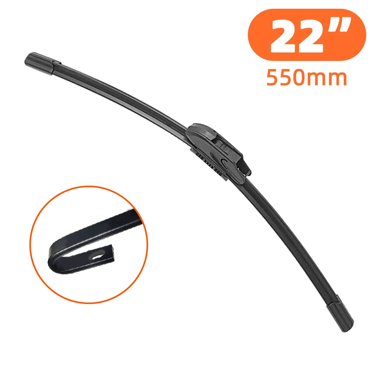 Universal J/U Hook Wiper Blades – 13" to 28" All Sizes