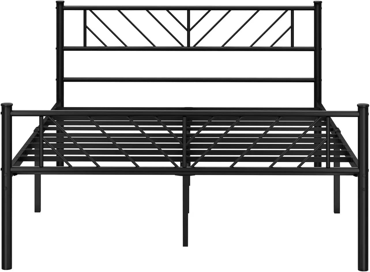XMSJ Double Metal Bed Frame with Storage Space - Platform Base - Deal Done