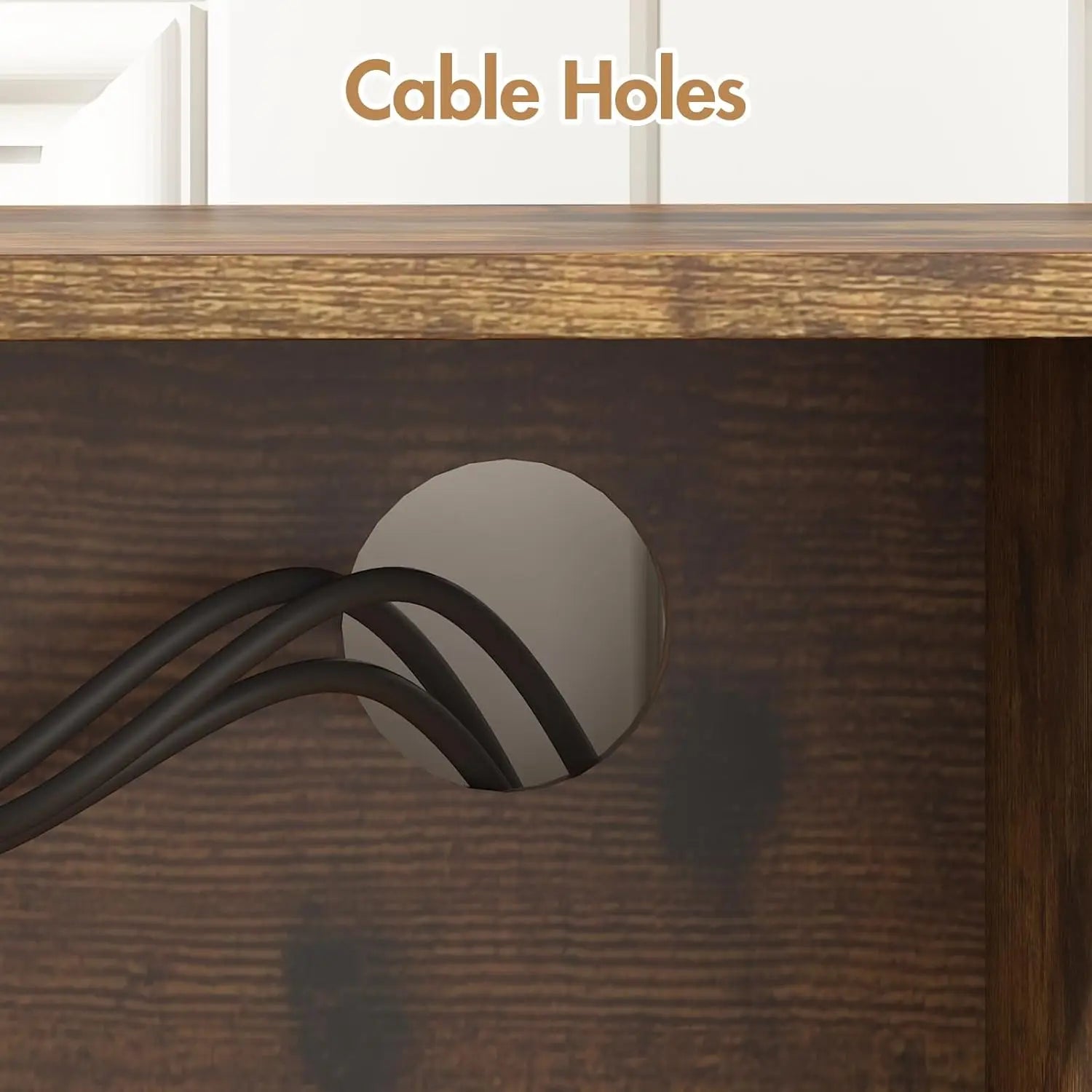 XMSJ Entertainment Center TV Unit 140cm - Modern Console with Adjustable Shelves & 2 Cabinets - Deal Done