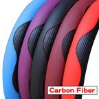 Carbon Fiber Steering Wheel Cover 14.5"-15" Multi-Color