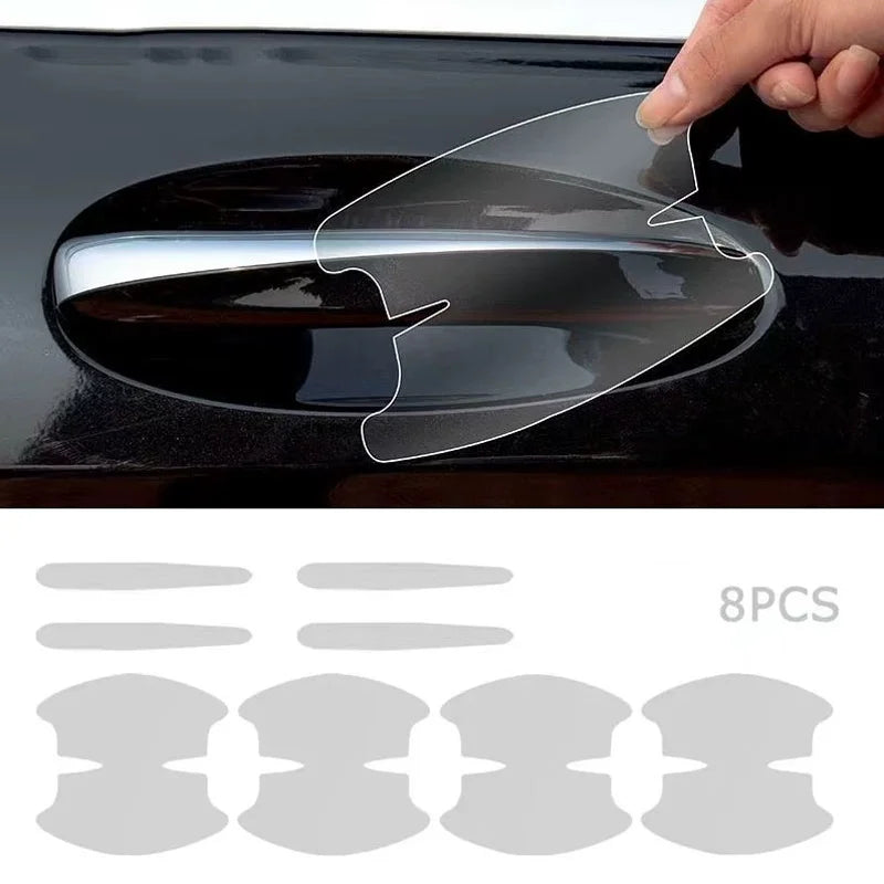 Car Door Handle Scratch Protection Film 8pcs
