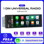 6.86" Car MP5 Radio CarPlay Android Auto