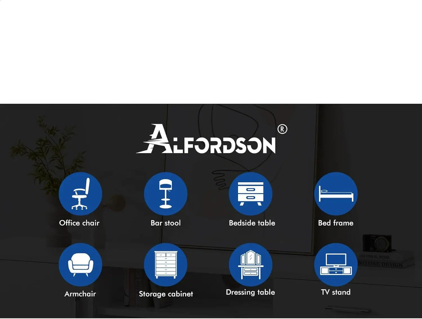 XMSJ TV Cabinet Stand 120cm - Modern Entertainment Unit with 2 Drawers & Shelves - Deal Done