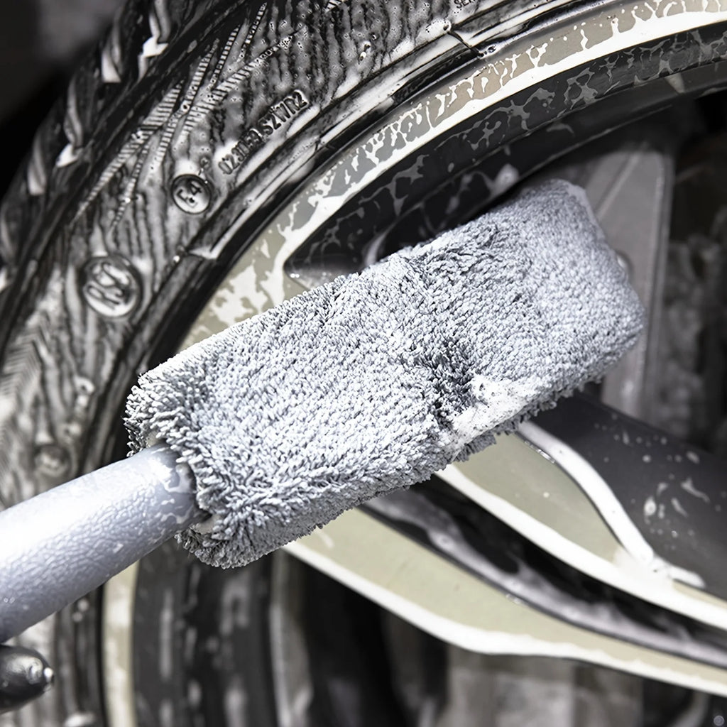 Microfiber Car Tyre & Wheel Rim Cleaning Brush