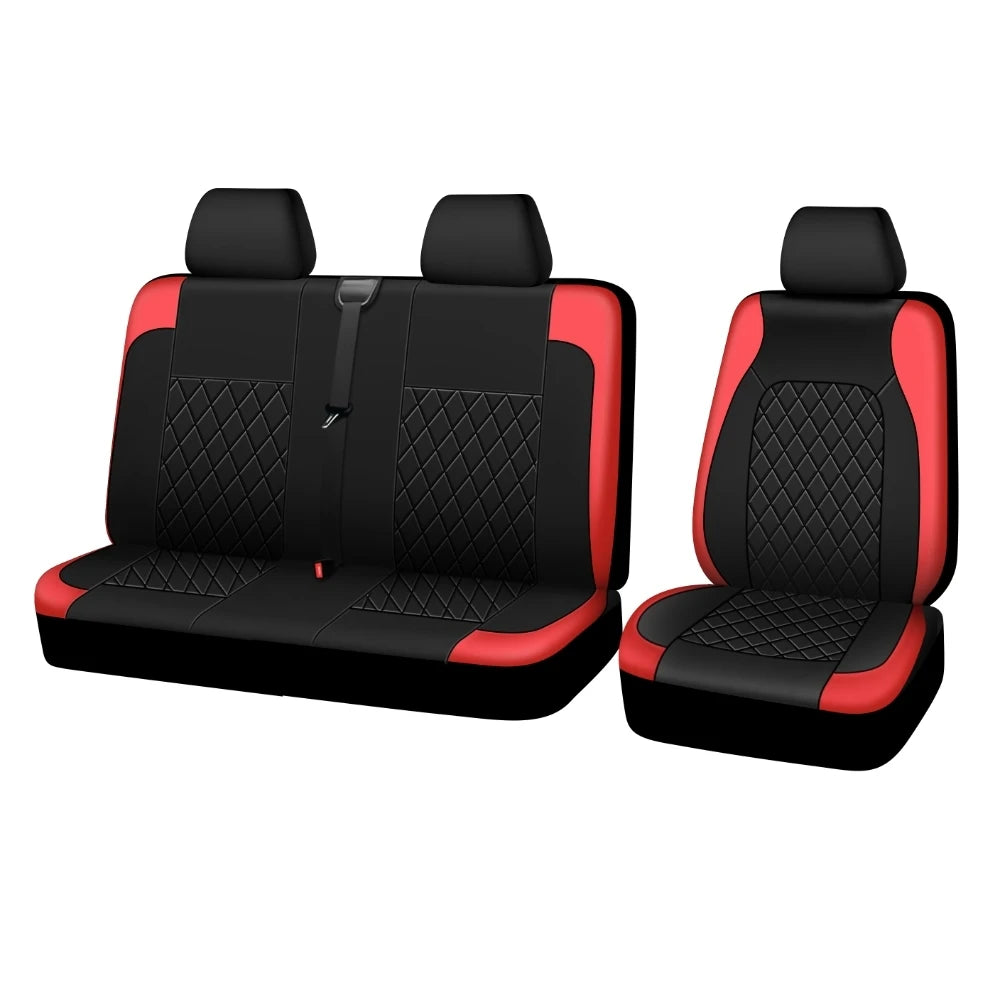 2+1 PU Leather Car Seat Covers – 4 Seasons
