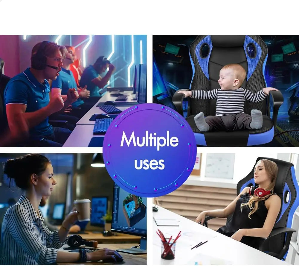 XMSJ Office Chair Height Adjustable - PU Leather Ergonomic Desk Chair with SGS Gas Lift - Deal Done