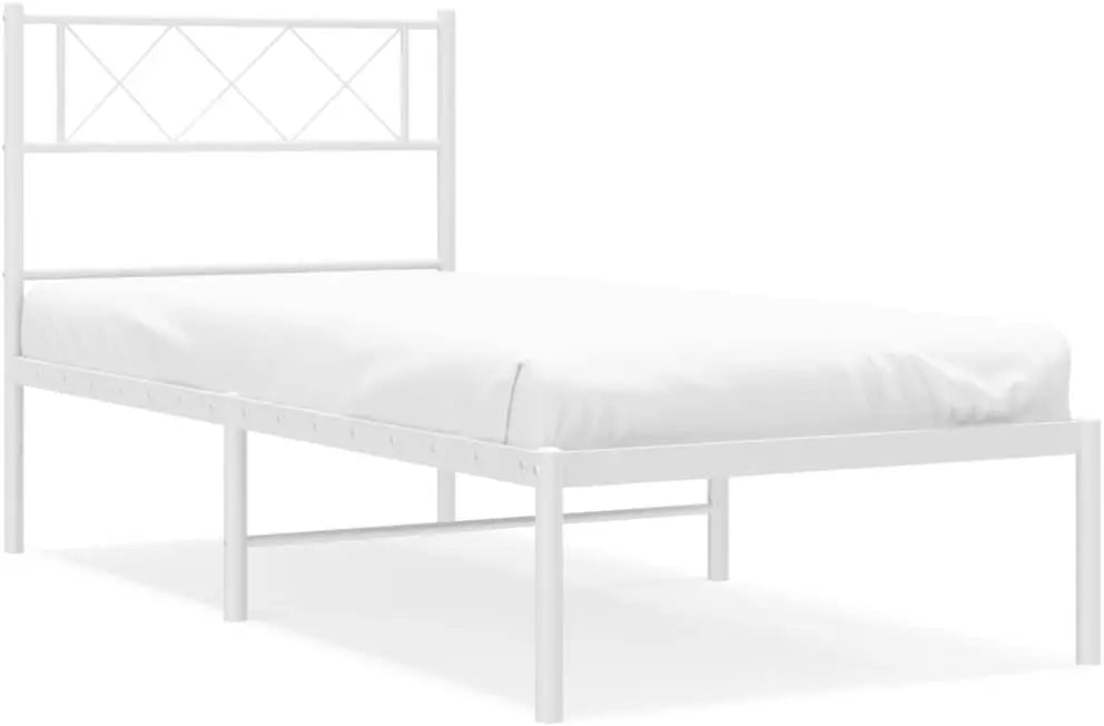 XMSJ Bed Frame with Headboard - Powder-Coated Steel Extra Storage Space - Deal Done