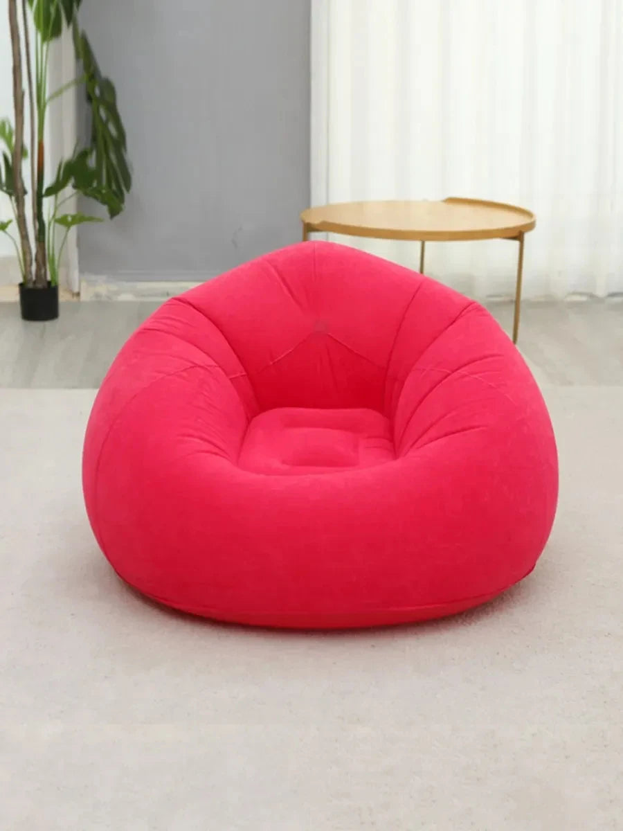 Inflatable Lazy Sofa Folding Portable Pvc Inflatable Air Chair for Living Room Outdoor Camping Convenient Beach Lounge Chair - Deal Done