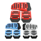 Universal Aluminium Car Pedal Cover Set – Non-Slip