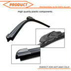 Universal J/U Hook Wiper Blades – 13" to 28" All Sizes
