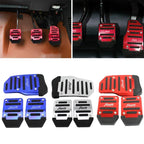 Universal Aluminium Car Pedal Cover Set – Non-Slip