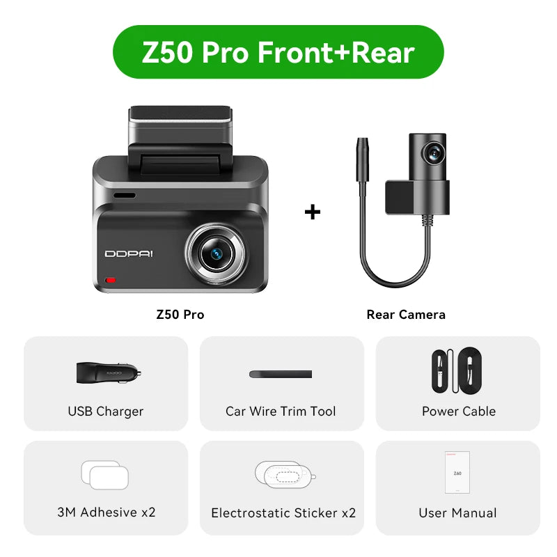 4K Dash Cam – WiFi GPS ADAS Night Vision