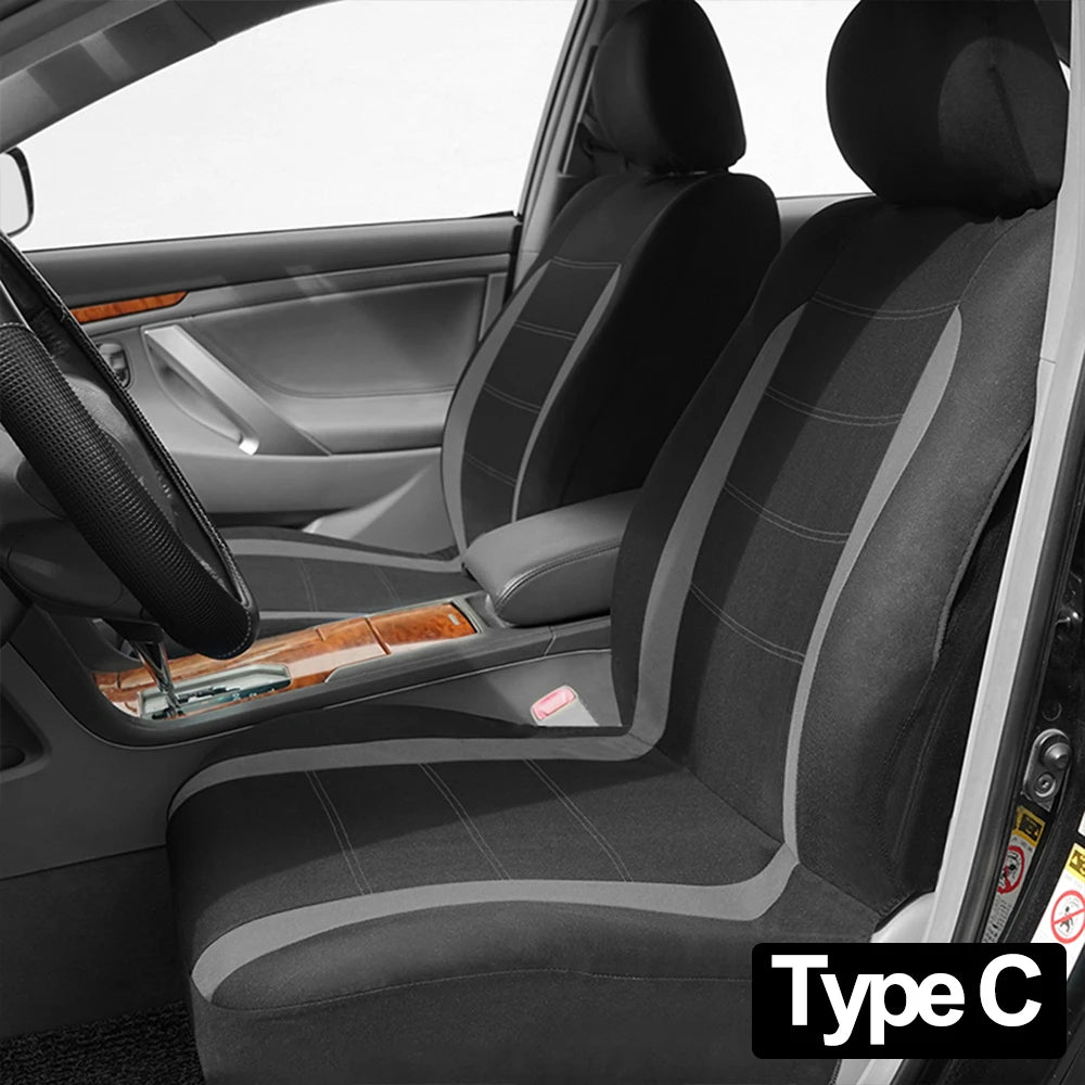 Universal Car Seat Covers – Bicolor Polyester 2 & 5 Seat