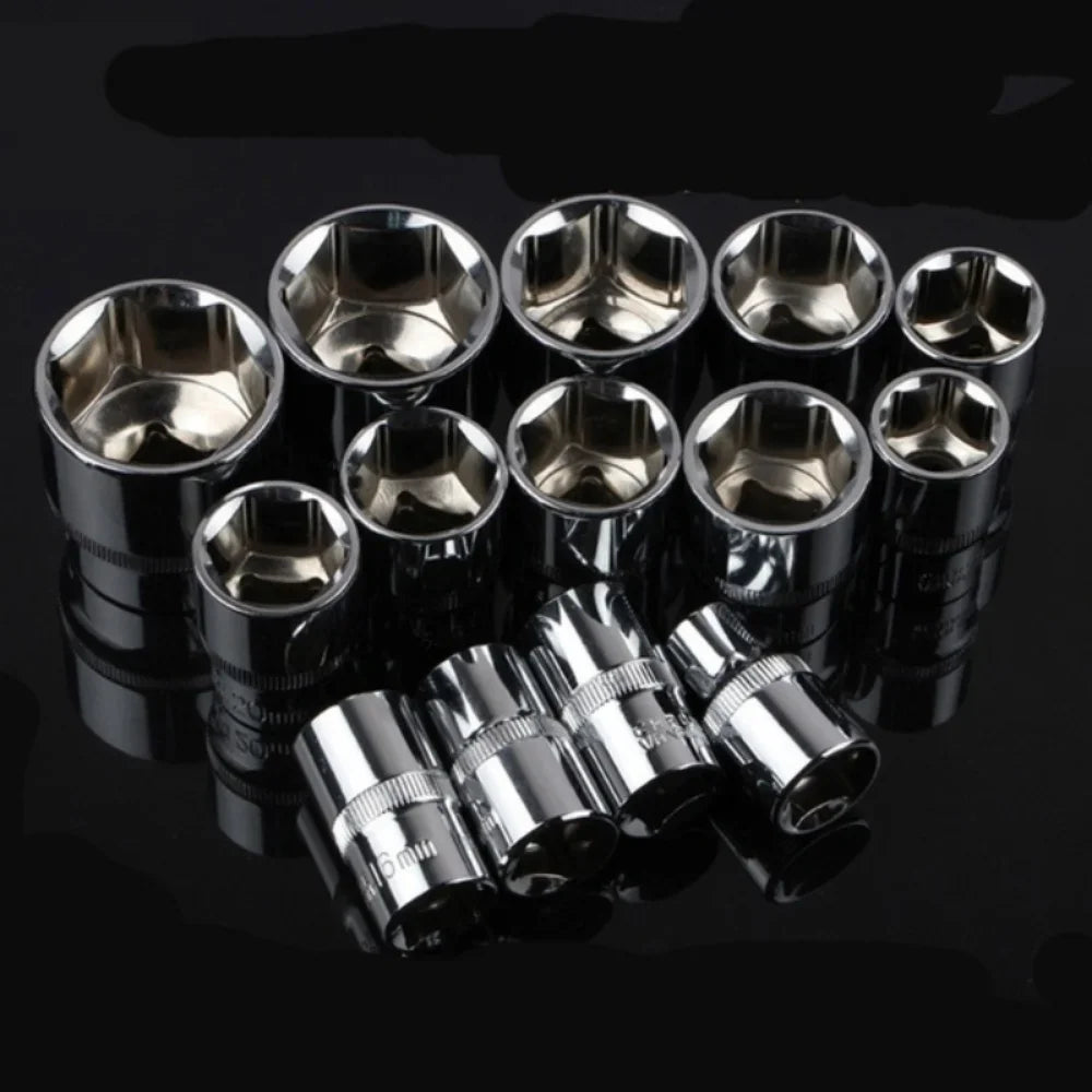 12pc Wrench & Socket Set – Car Bike Motorcycle Repair