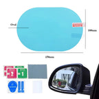 Anti-Fog Rainproof Rearview Mirror Film Cover 2pcs